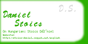 daniel stoics business card